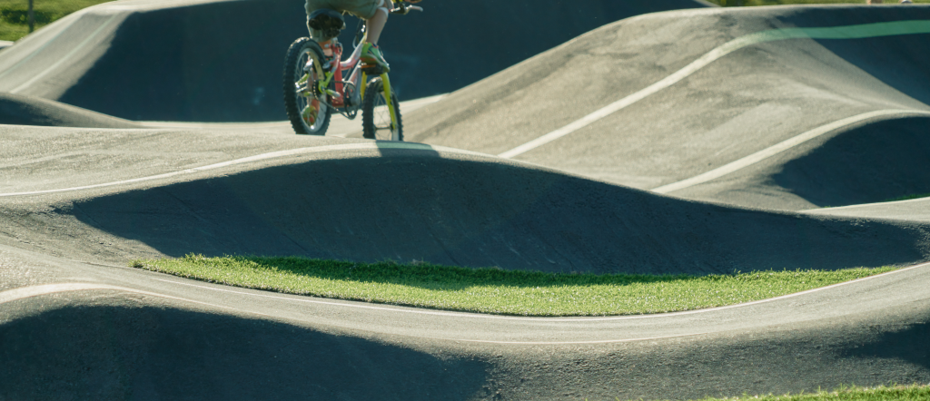 An example image of a sealed pump track